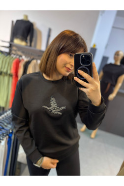 BYMN CLUB TAŞLI KAZ LOGOLU SWEATSHİRT