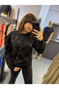BYMN TAŞLI SWEATSHIRT