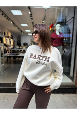 QUZU NAKIŞLI SWEATSHİRT