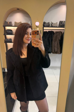 Quzu Kaşe Blazer Ceket