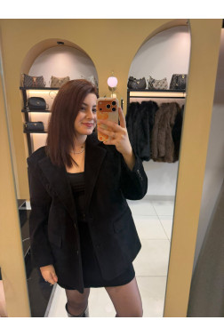 Quzu Kaşe Blazer Ceket